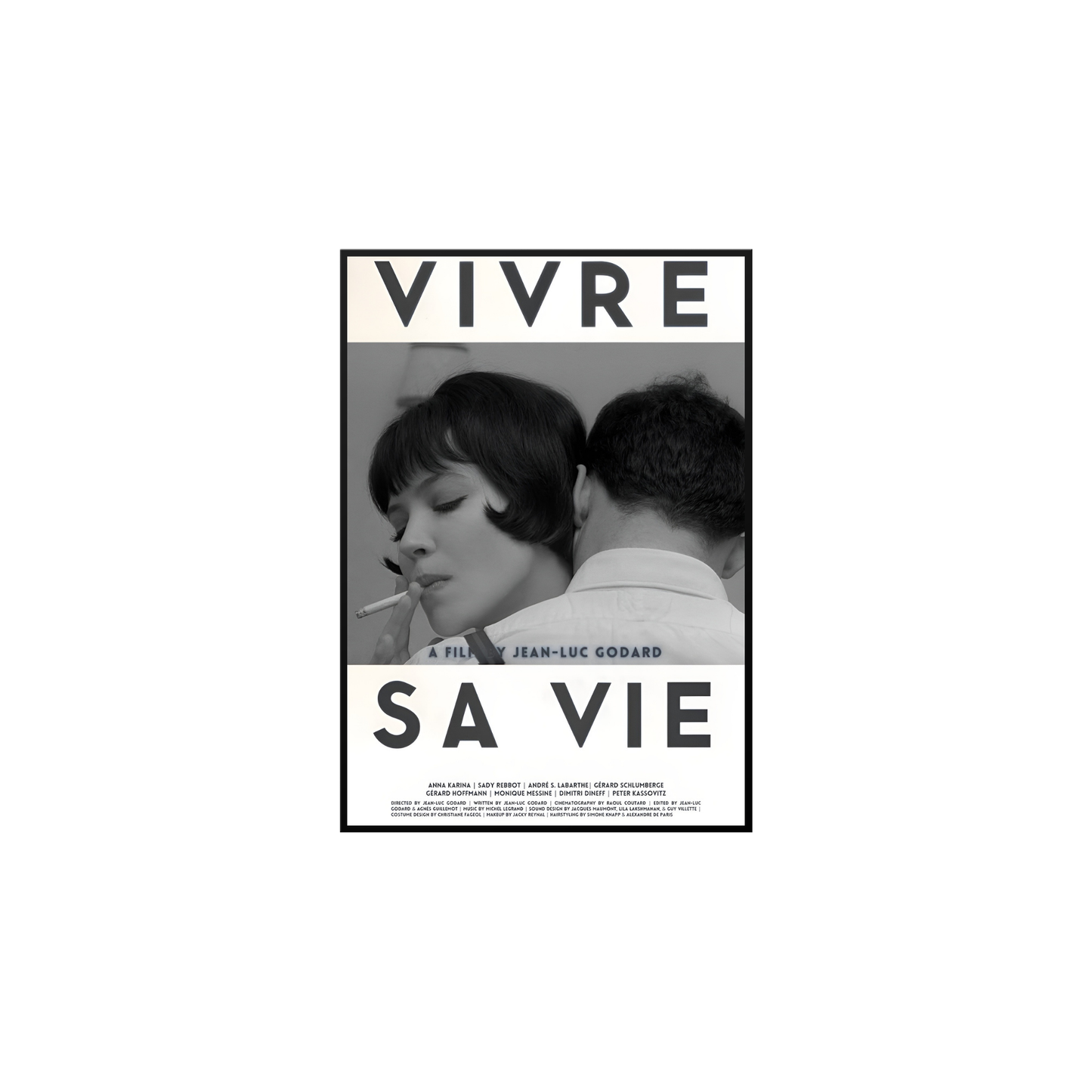Vivre Sa Vie- poster tablo