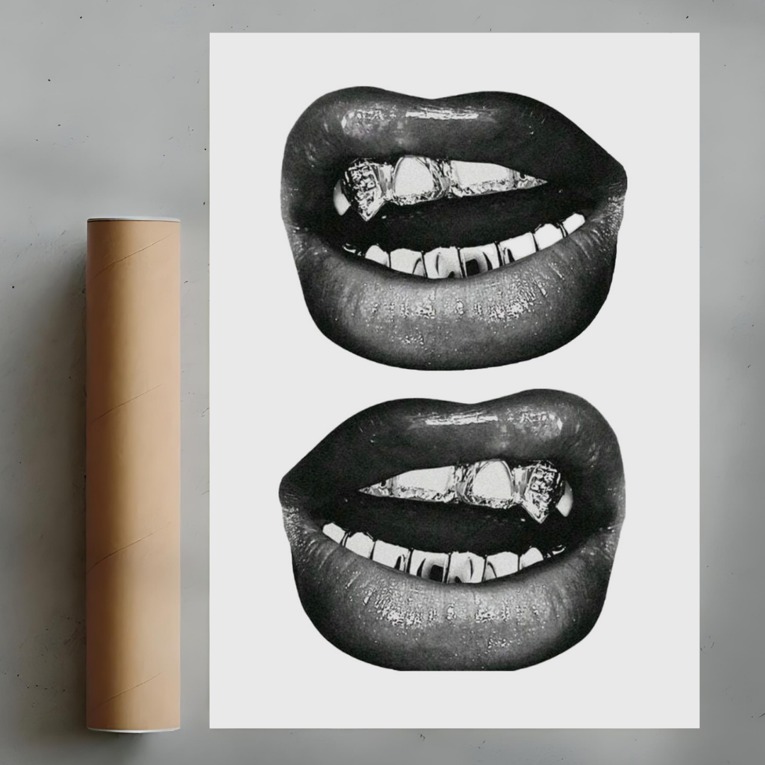 Harsh Lips- poster tablo