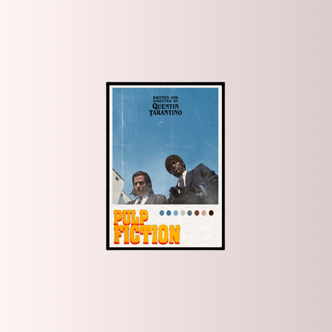 Pulp Fiction Poster Tablo