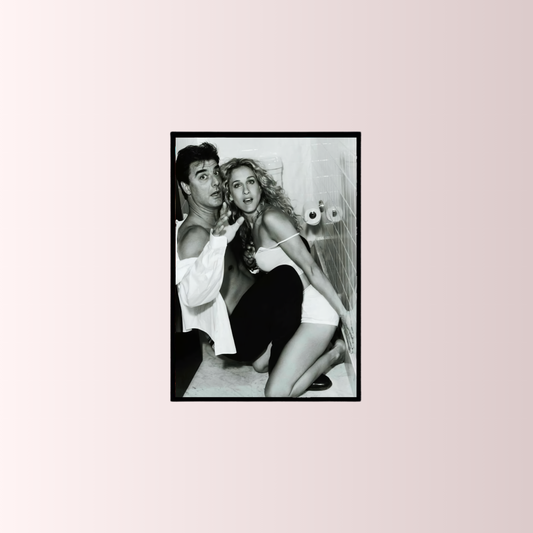 Carrie & Big Poster Tablo