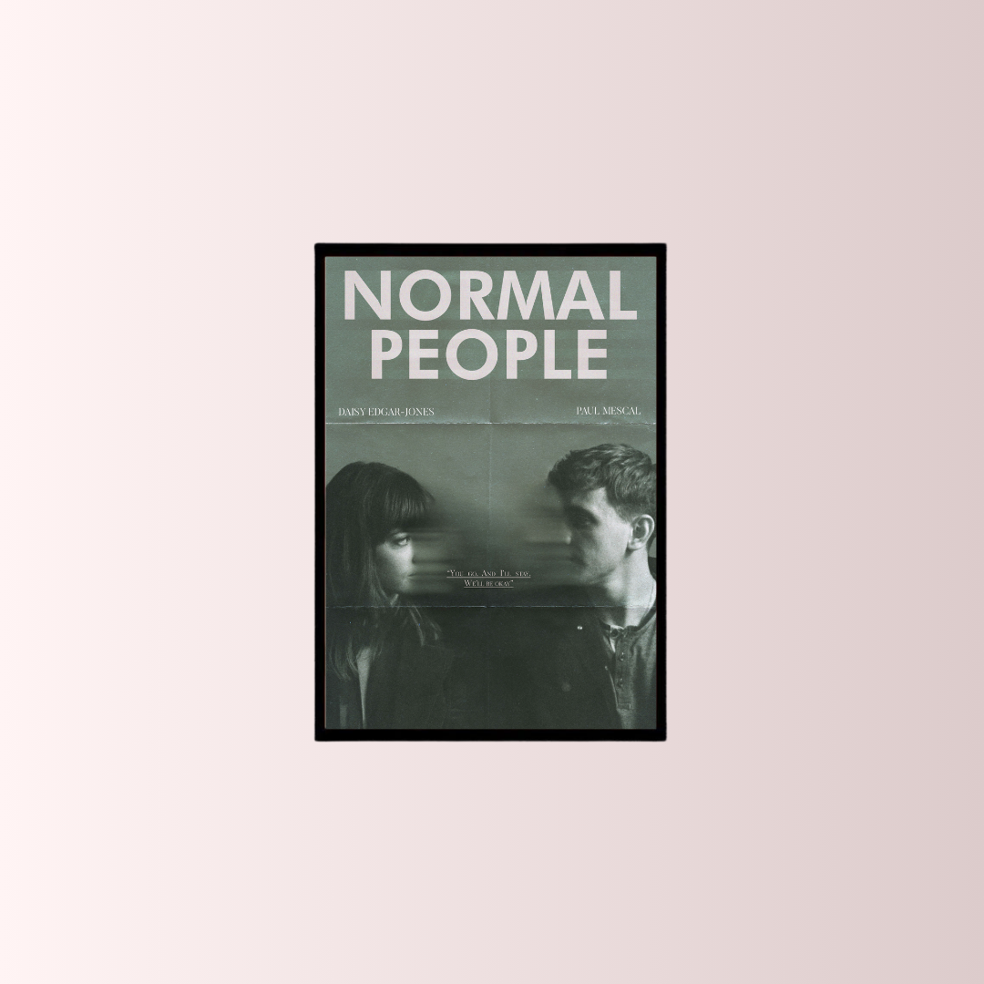 Normal People Face to Face Poster Tablo