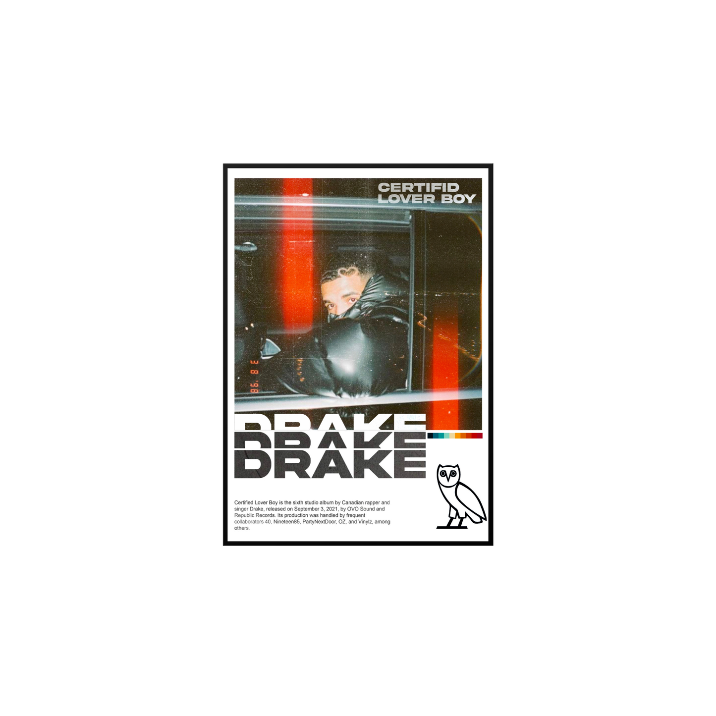 Drake- poster tablo