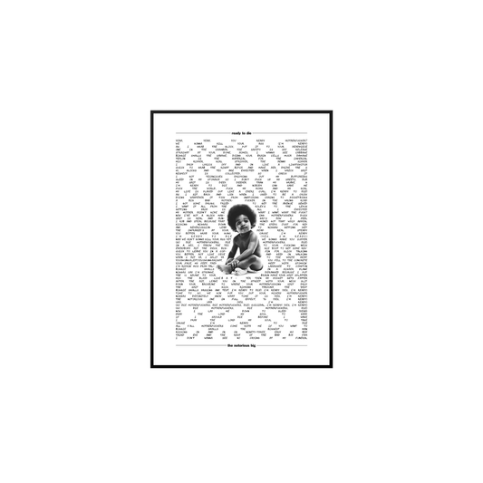 The Notorious B.I.G. Poster Tablo