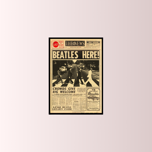 Beatles Poster Tablo