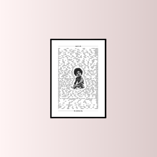 The Notorious B.I.G. Poster Tablo