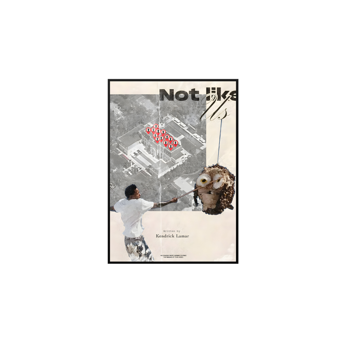 Not Like Us - Kendrick Poster Tablo