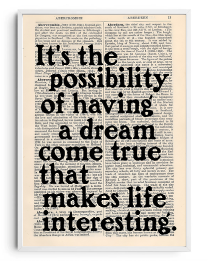 Possibility- poster tablo