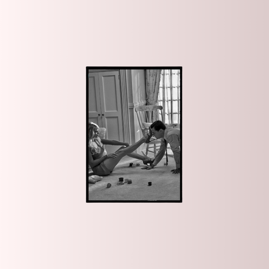 Margot Robbie & Leonardo Di Caprio Poster Tablo