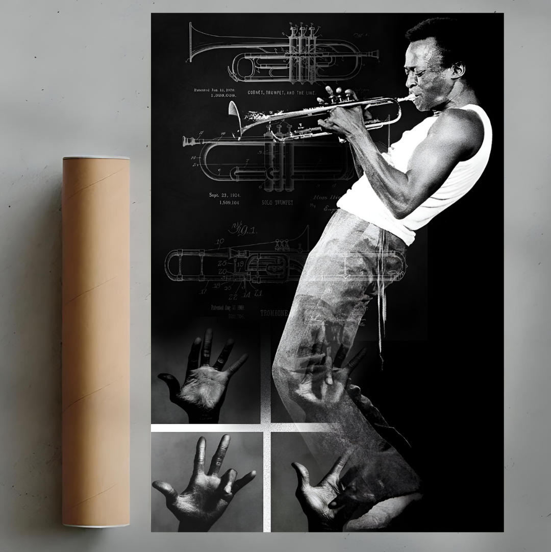 Miles Davis- poster tablo