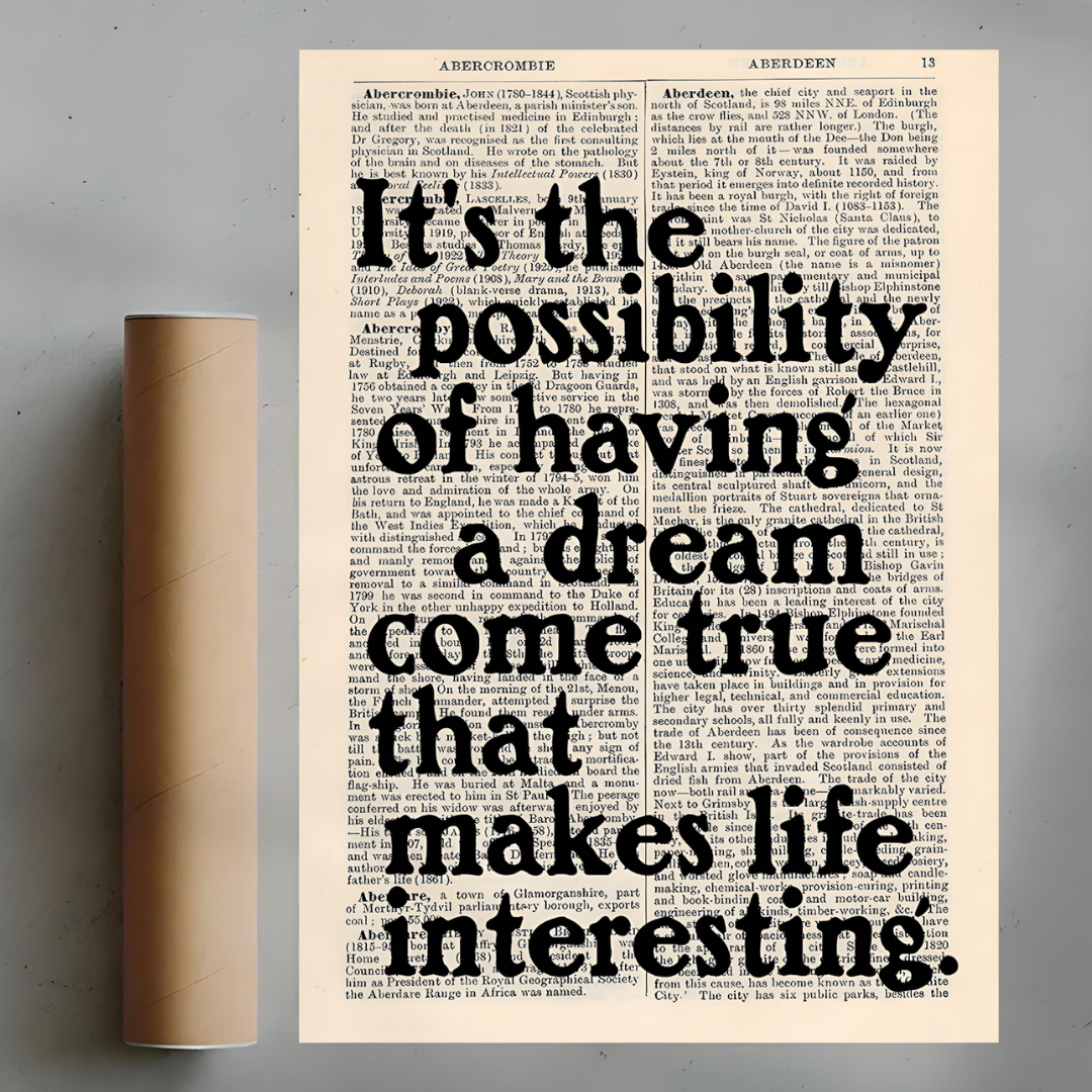 Possibility- poster tablo