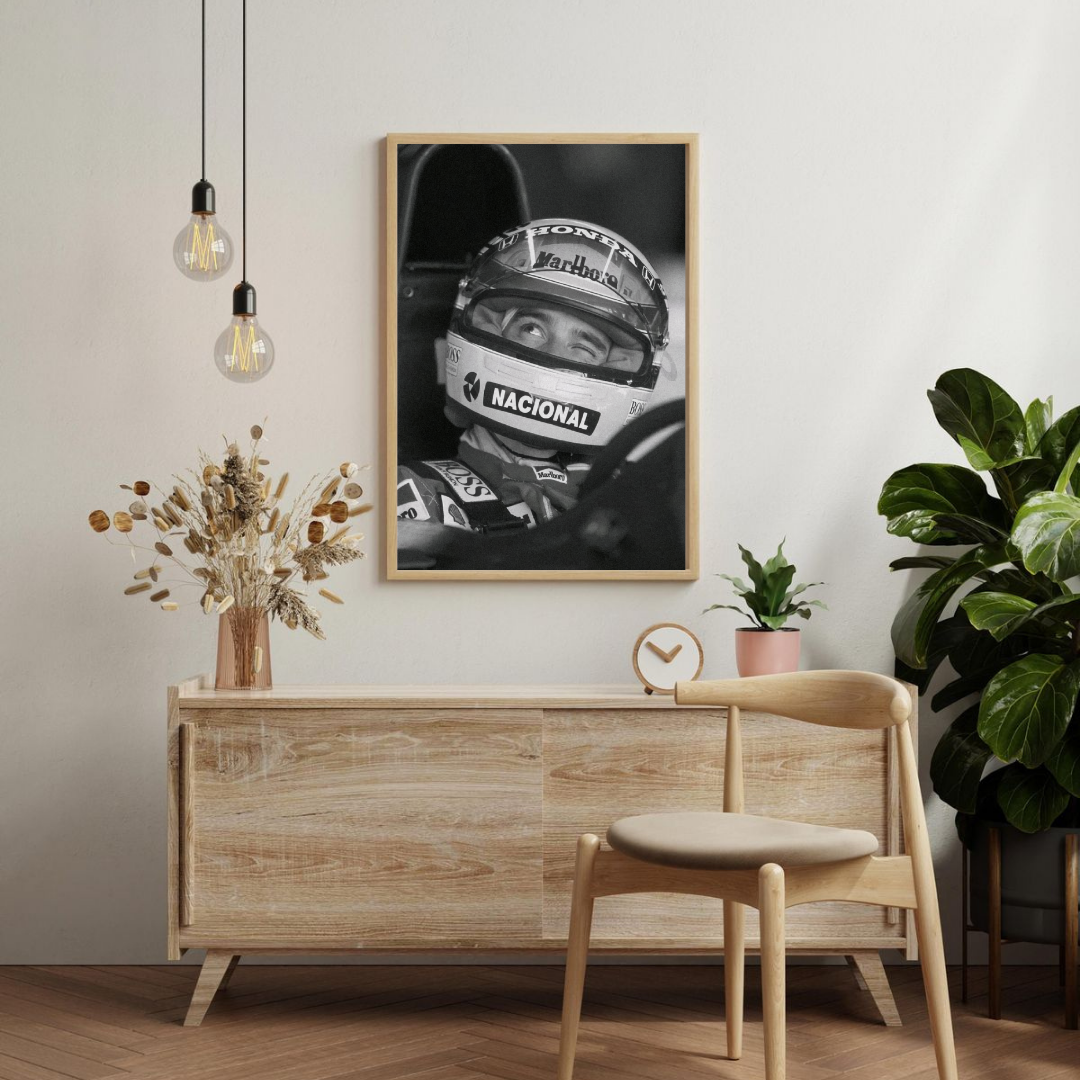 Ayrton Senna Poster Tablo