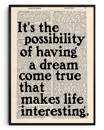 Possibility- poster tablo