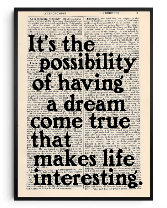 Possibility- poster tablo