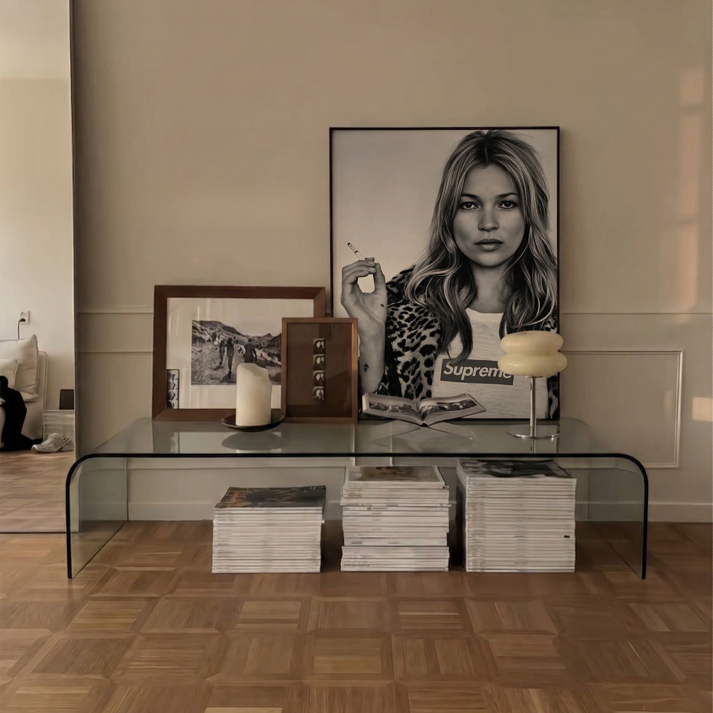 Kate Moss x Supreme- poster tablo