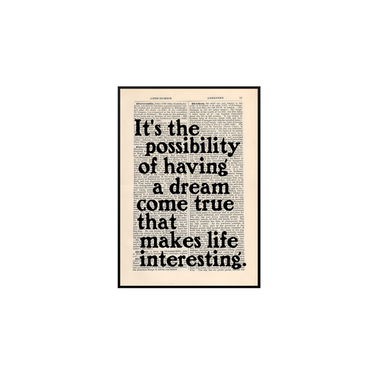 Possibility Poster Tablo