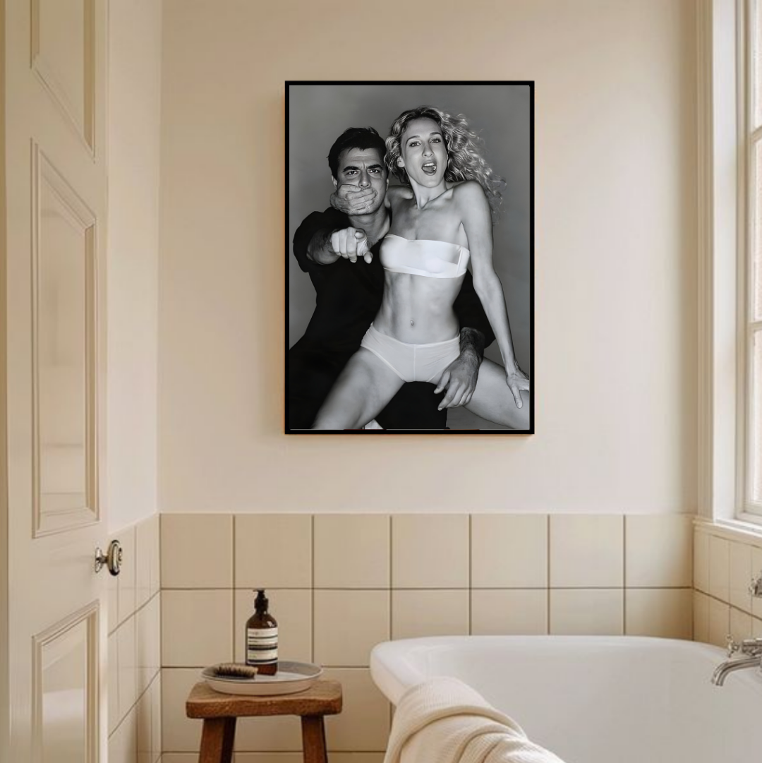 Carrie & Big Poster Tablo