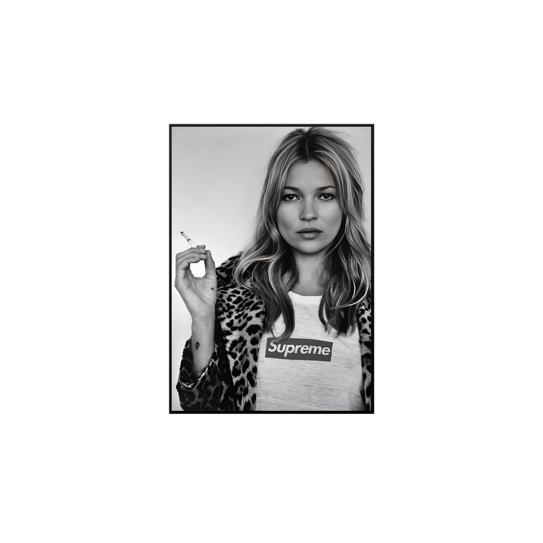 Kate Moss x Supreme- poster tablo