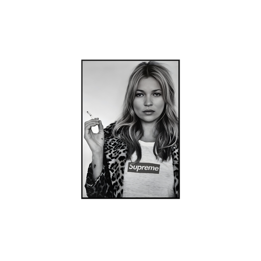 Kate Moss x Supreme- poster tablo