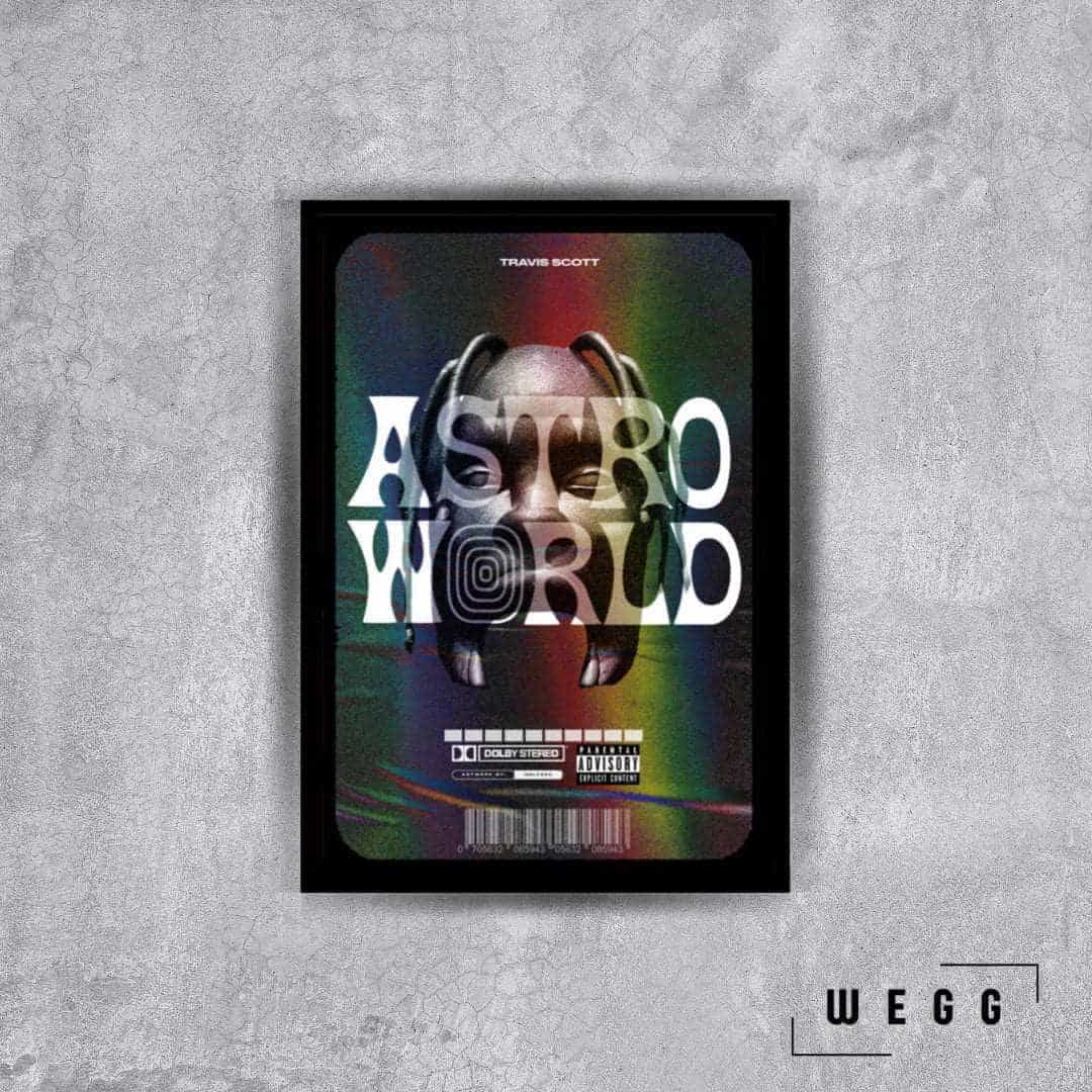 Astroworld Poster Tablo - Wegg.co
