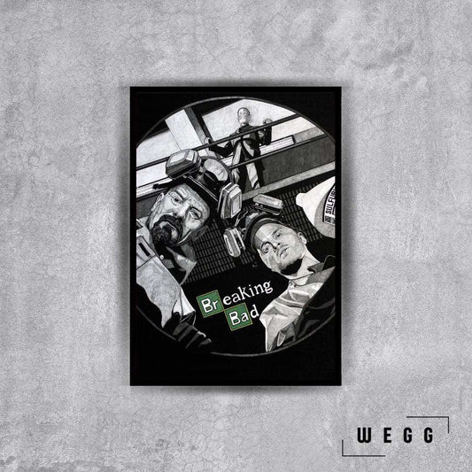 Breaking Bad Poster Tablo black white - Wegg.co