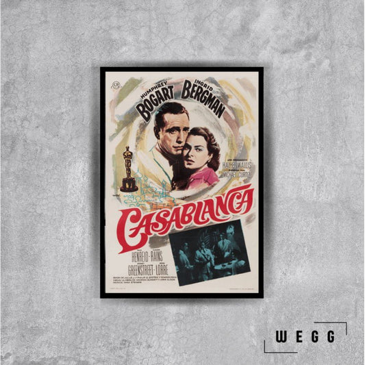 Casablanca Poster Tablo