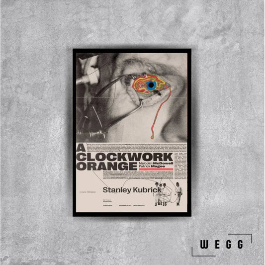 Clockwork Orange Poster Tablo - Wegg.co