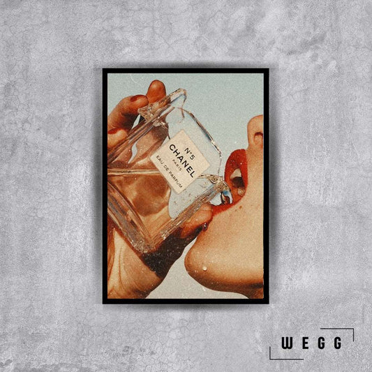 Drink Chanel Poster Tablo - Wegg.co