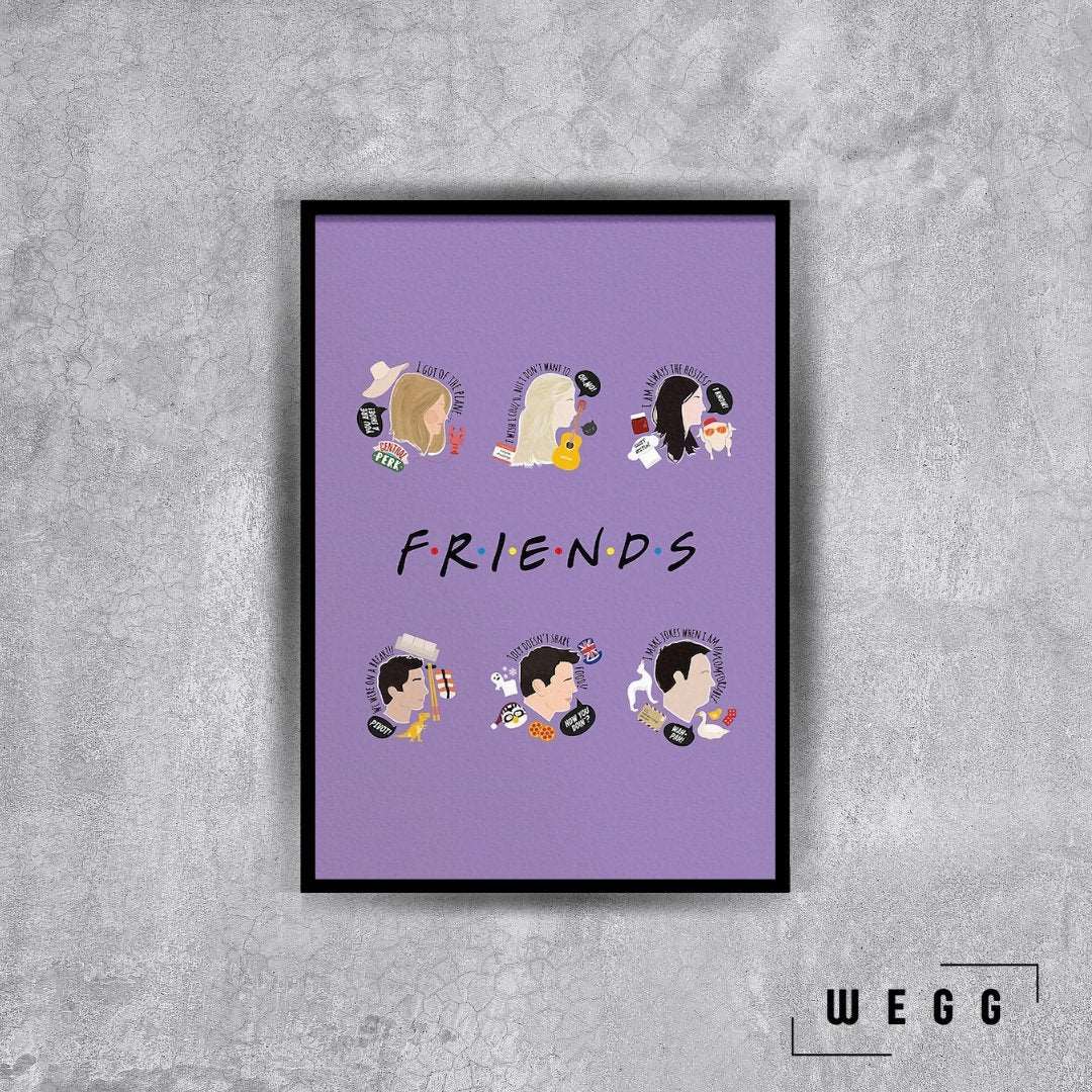 Friends Poster Tablo - Wegg.co