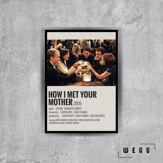 How I Met Your Mother Poster Tablo - Poster tablo