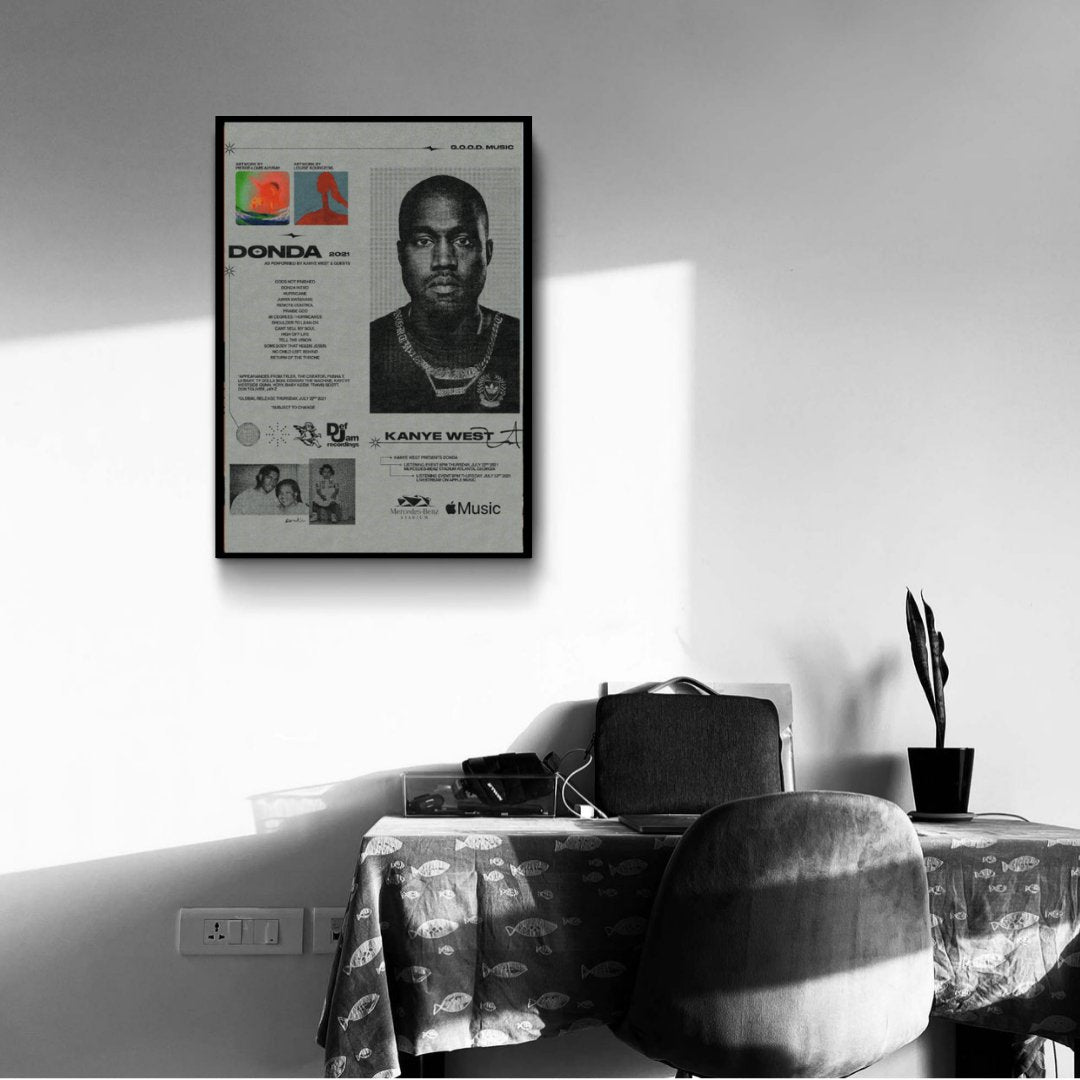 Kanye West Poster Tablo - Poster tablo