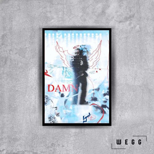 Kendrick Lamar Damn Poster Tablo - Wegg.co