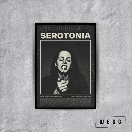 Lana Del Rey Serotonia Poster Tablo - Wegg.co