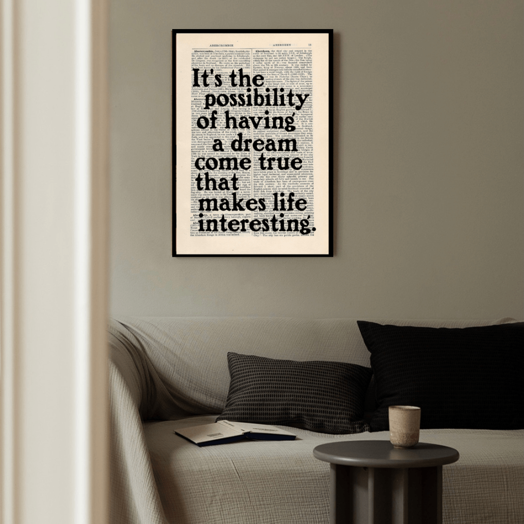 Possibility Poster Tablo - Wegg.co