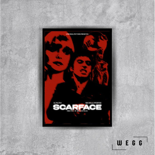 Scarface Poster Tablo