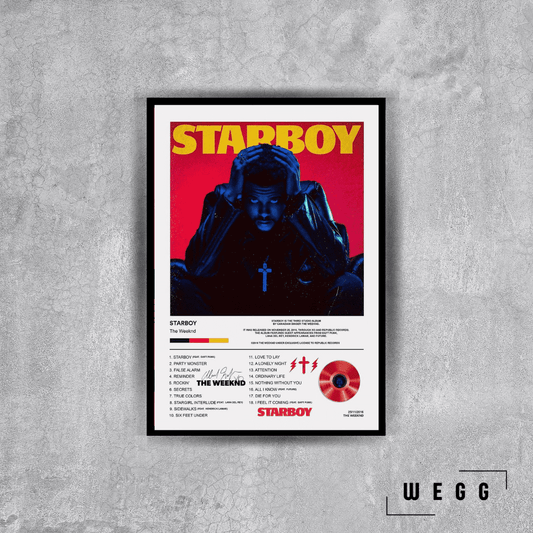 Starboy Poster Tablo - Wegg
