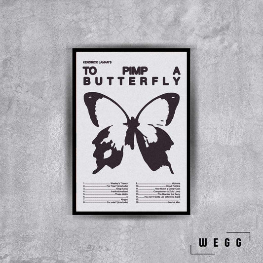 To Pimp a Butterfly Poster Tablo - Wegg.co